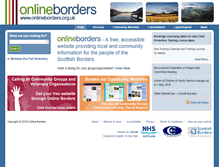 Tablet Screenshot of onlineborders.org.uk